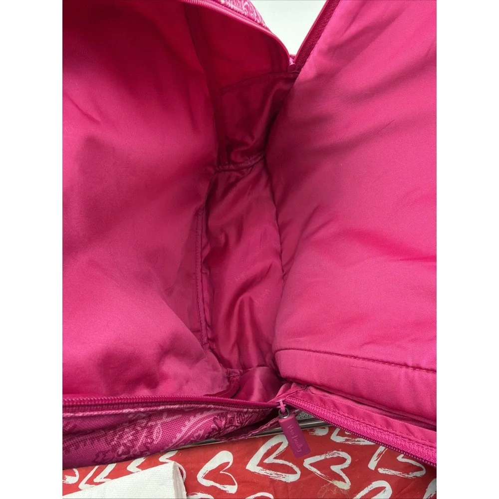 VERA BRADLEY Lighten Up Laptop Backpack Stamped Paisley Travel Bag College Work